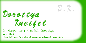 dorottya kneifel business card